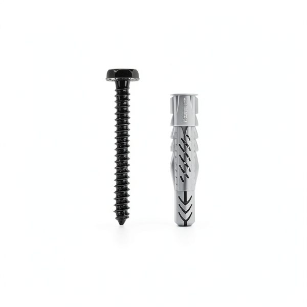 Mounting Dream Lag Bolt Kit for TV Wall Mount Comes with M8 Lag Bolt for Wood Stud, Fischer Anchors for Concrete Wall, Includes Allen Key and Bubble Level for Easy Installation MD5753-4