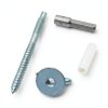 Xadnitu 30pk 1/4"-20 x 2-1/4" Hurricane Anchor Kit with Washers Tool-3