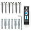 Mounting Dream Lag Bolt Kit for TV Wall Mount M7 Bolt Fischer Anchors-0