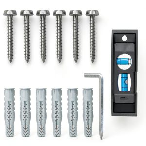 Mounting Dream Lag Bolt Kit for TV Wall Mount M7 Bolt Fischer Anchors-0