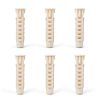 Concrete Wall Anchors for TV Mount 10x50mm White 6pcs MD5751 by-0
