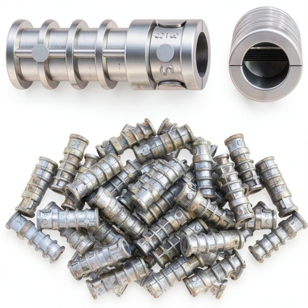 Lag Shield Concrete Anchors 25pcs 3/8 x 1-3/4" Zinc Alloy by Tandefio-1