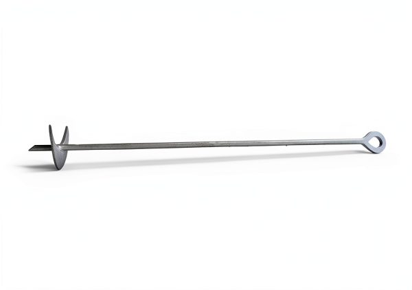 Heavy Duty - 3/4" x 48" with 6" Helix Screw Anchor Galvanized-1