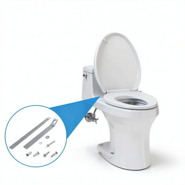 Toilet Seat Anchor Kit for Kohler and Durable Metal Bolts Model 84999-3