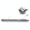 Xadnitu 30pk 1/4"-20 x 2-1/4" Hurricane Anchor Kit with Washers Tool-5