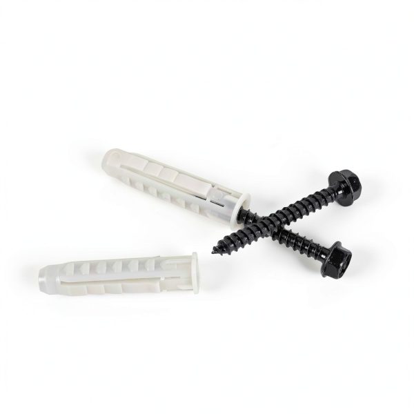 Concrete Wall Anchors for TV Mount 10x50mm White 6pcs MD5751 by-3