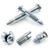 Molly Bolt Assortment Kit Swpeet 80pcs Zinc‑Plated Anchors for Drywall-3