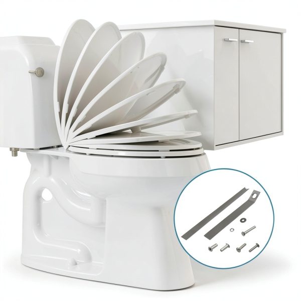 Toilet Seat Anchor Kit for Kohler and Durable Metal Bolts Model 84999-5